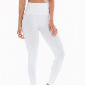 SOMA Slimming White High-Waist Leggings Sz S